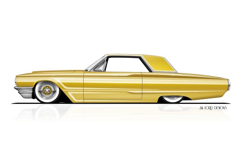 64 Thunderbird Custom | J.M. Ford Designs